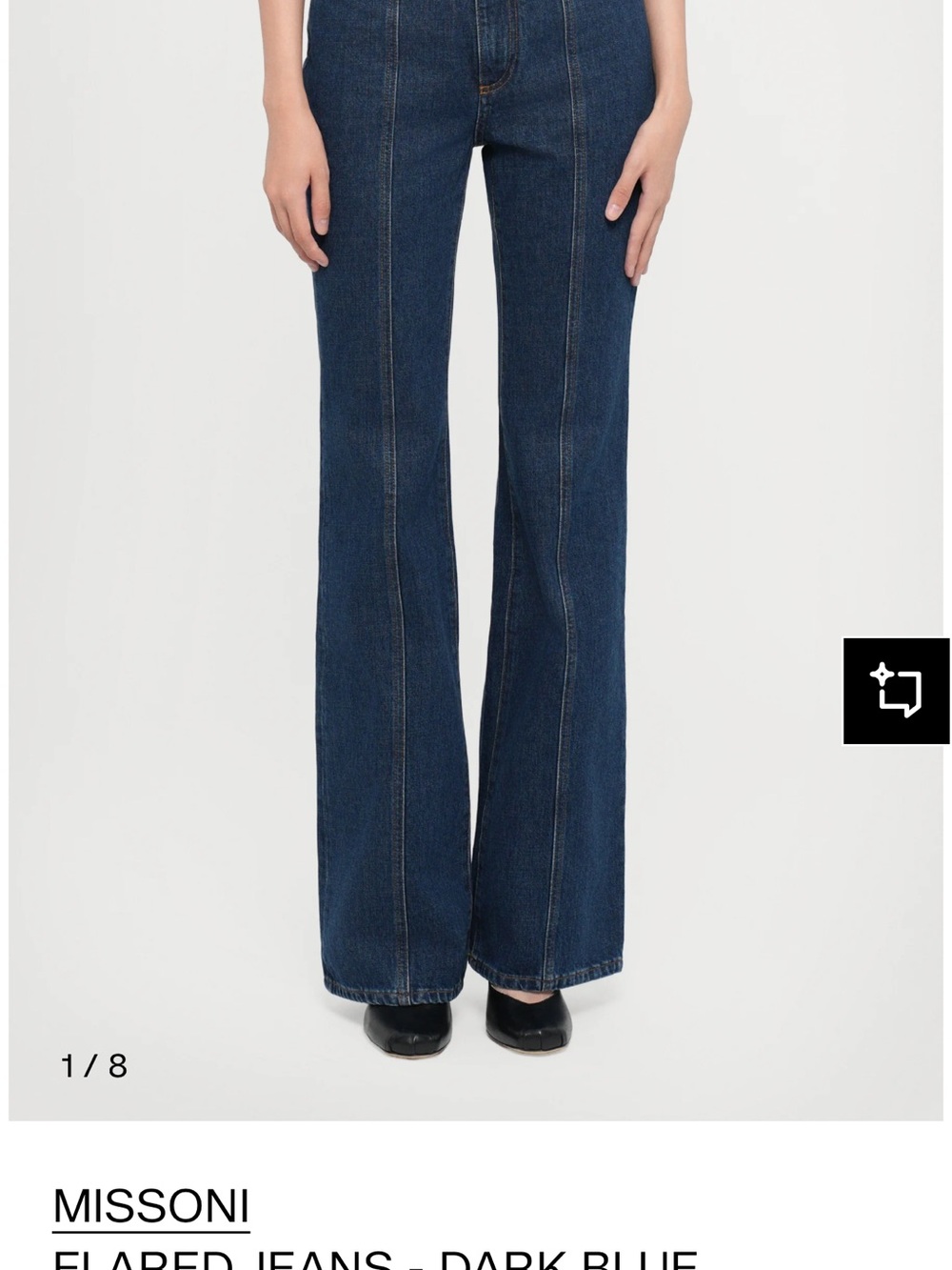 Missoni Dark Blue Flared Jeans IT 38 US 24